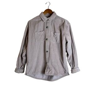 Ripzone light beige corduroy shacket. Size medium